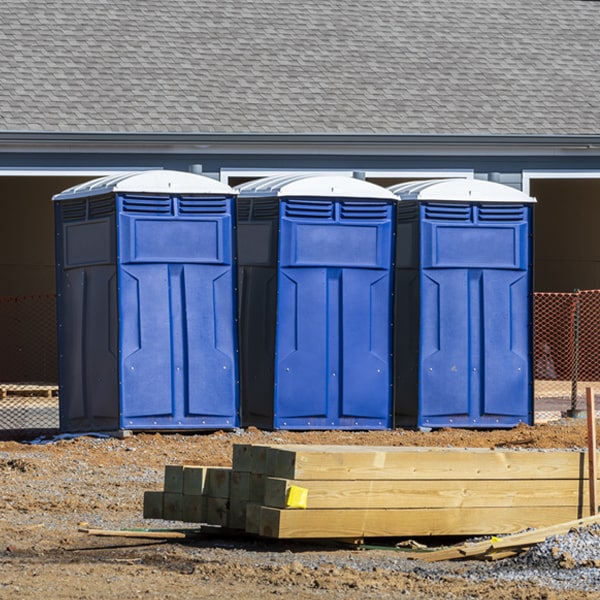 are there any restrictions on where i can place the porta potties during my rental period in Five Points AL